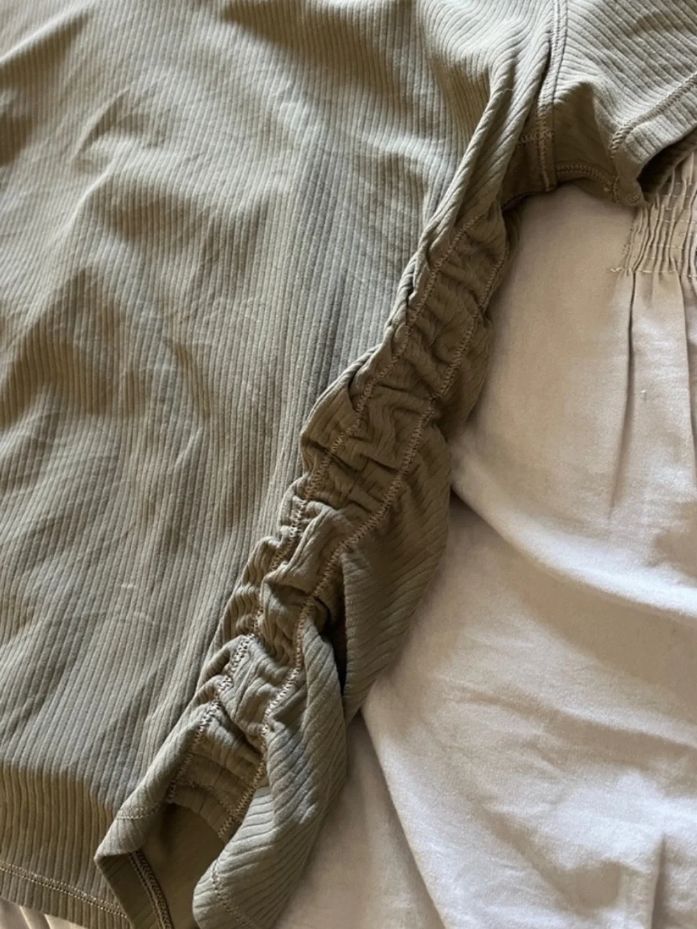 Lululemon All It Takes Ribbed Nulu Short Sleeve Tee Nomad Size 6